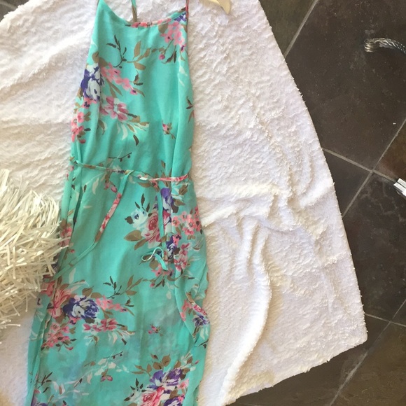 L'ATISTE | Dresses | Latiste Nwot Hawaiian Print T Back Summer Dress ...